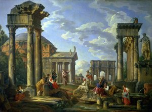 Roman Ruins with a Prophet, 1751